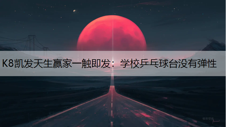 学校乒乓球台没有弹性